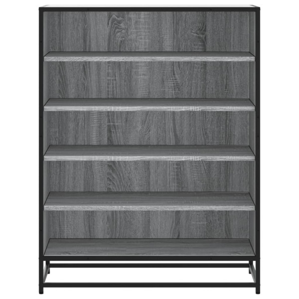 Sapateira 75x38x97.5 cm deriv. de madeira/metal cinzento sonoma M 4