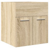 Mueble de lavabo de baño madera roble Sonoma 41x38.5x46 cm 2