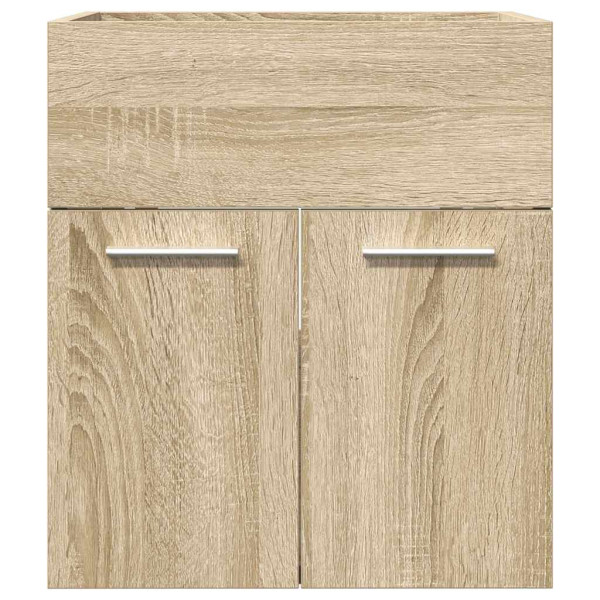 Mueble de lavabo de baño madera roble Sonoma 41x38.5x46 cm M 4
