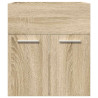 Mueble de lavabo de baño madera roble Sonoma 41x38.5x46 cm 4