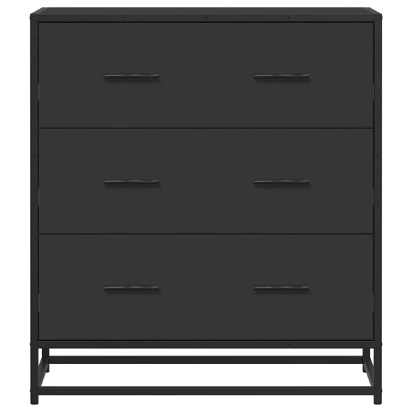 Aparador 68x35x76 cm derivados de madeira/metal preto M 4