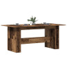 Mesa de comedor de aglomerado madera envejecida 180x90x76 cm 1