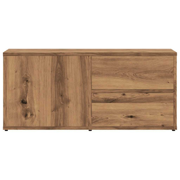 Mueble de TV madera de ingeniería roble artisan 80x34x35.5 cm M 4