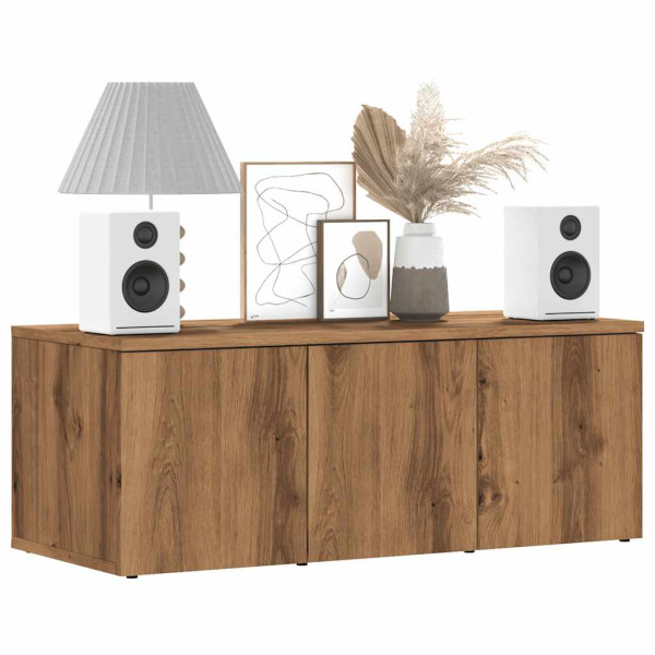 Mueble para TV madera contrachapada roble artisan 80x34x30 cm D