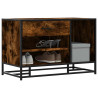 Banco zapatero madera de ingeniería roble ahumado 80x40x53.5 cm 1