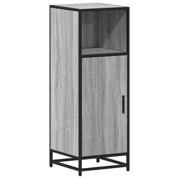 Armario de baño madera contrachapada gris sonoma 35x37.5x100 cm M 2
