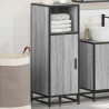 Armario de baño madera contrachapada gris sonoma 35x37.5x100 cm 4