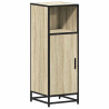 Armario de baño madera contrachapada roble Sonoma 35x37.5x100cm 2
