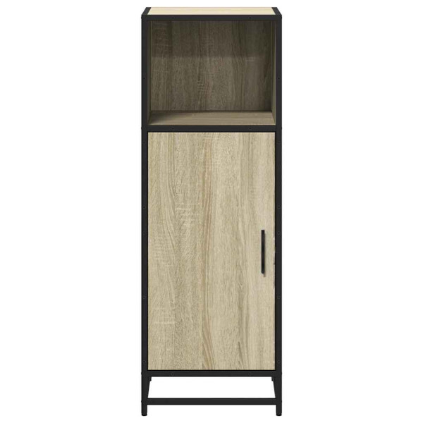 Armario de baño madera contrachapada roble Sonoma 35x37.5x100cm M 5