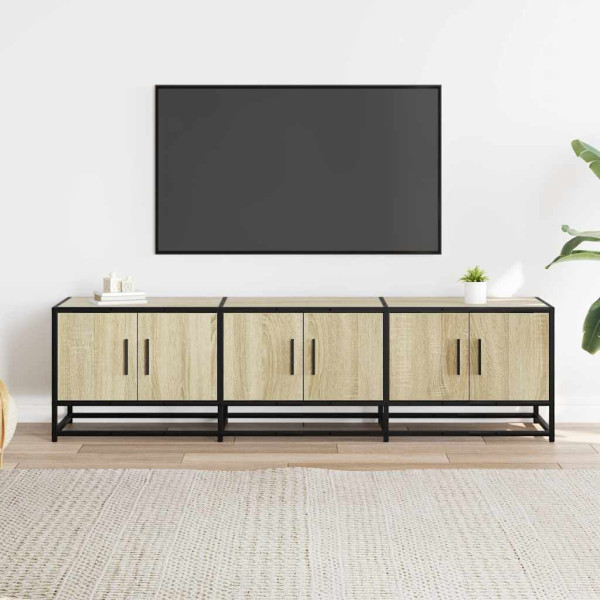 Móvel p/ TV 150x35x41 cm deriv. madeira/metal carvalho sonoma M 3