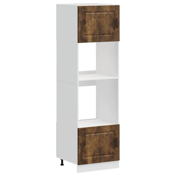 Armários forno 2 pcs Lucca derivados de madeira carvalho fumado M 2