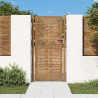 Portão de jardim 105x205 cm aço corten design quadrados 1