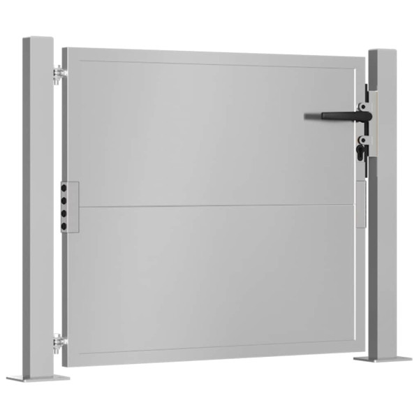 Puerta de jardín acero corten 105x105 cm M 3