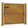 Puerta de jardín acero corten 105x105 cm 5