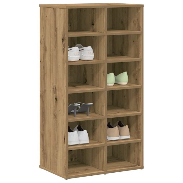 Mueble zapatero madera contrachapada roble artisan D