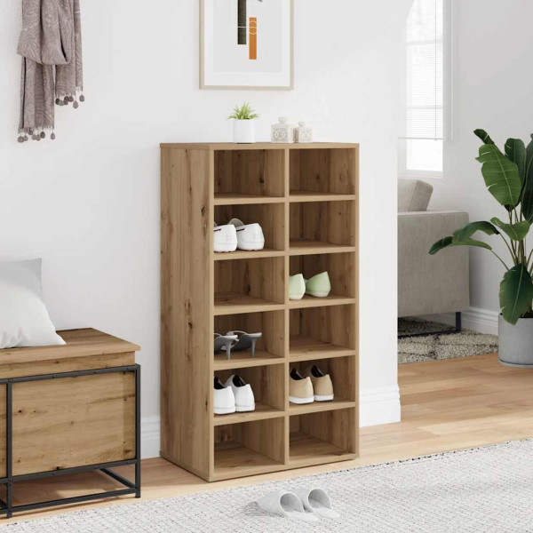 Mueble zapatero madera contrachapada roble artisan M 3