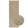 Alfombra ZIZUR apariencia yute interior exterior beige 80x200cm 1