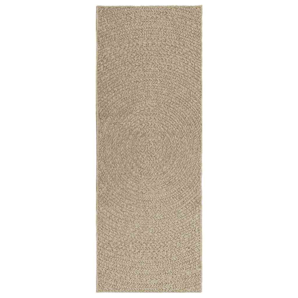 Alfombra ZIZUR apariencia yute interior exterior beige 80x200cm M 2