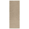 Alfombra ZIZUR apariencia yute interior exterior beige 80x200cm 2