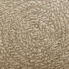 Alfombra ZIZUR aspecto yute interior/exterior beige Ø 200 cm 5