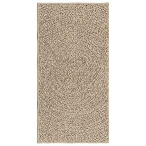 Alfombra ZIZUR apariencia yute interior exterior beige 60x110cm H