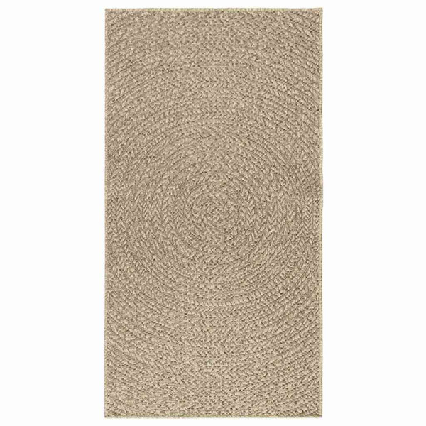 Alfombra ZIZUR apariencia yute interior exterior beige 80x150cm M 2