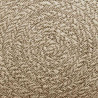 Alfombra ZIZUR aspecto yute interior/exterior beige Ø 90 cm 5