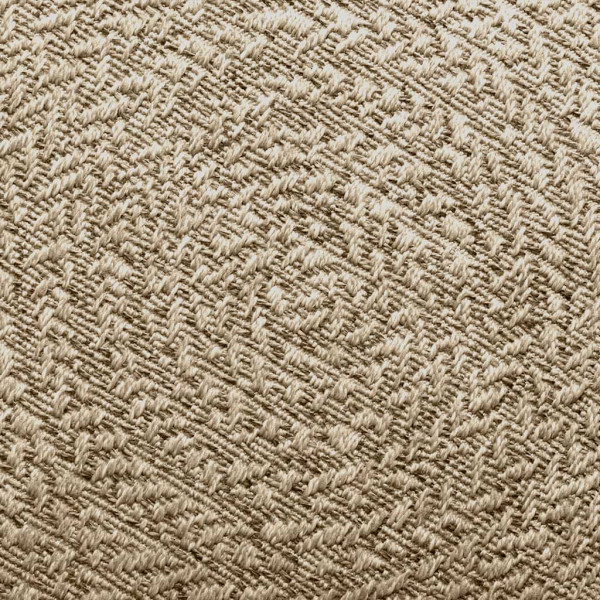 Alfombra ZIZUR apariencia yute interior exterior beige Ø 160 cm M 5