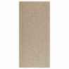 Alfombra ZIZUR aspecto yute interior/exterior beige 100x200 cm 2