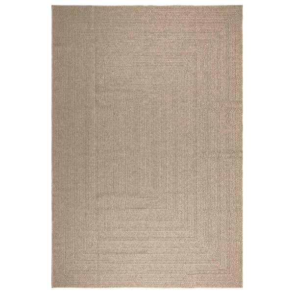 Alfombra ZIZUR aspecto yute interior/exterior beige 240x340 cm M 2