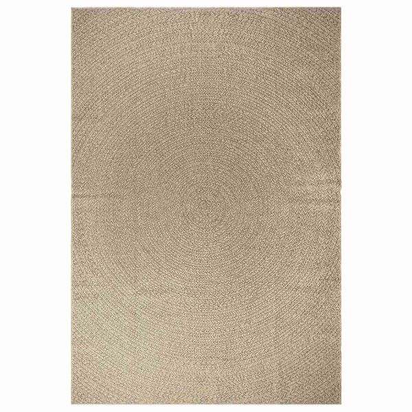 Alfombra ZIZUR aspecto yute interior/exterior beige 200x290 cm M 2