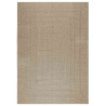 Alfombra ZIZUR aspecto yute interior/exterior beige 160x230 cm 2