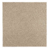 Alfombra ZIZUR aspecto yute interior/exterior beige 120x120 cm 3