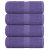 Toalhas de rosto 4 peças FROGN Roxo 30x30 cm 100% algodão 1