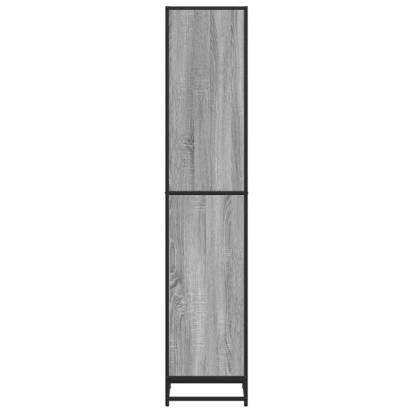 Estantería madera ingeniería gris sonoma 40x35x170.5 cm M 5