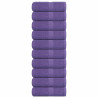 Toalhas de hóspedes 10 unidades 100% algodão roxo 30x50 cm 360 g/m² 1