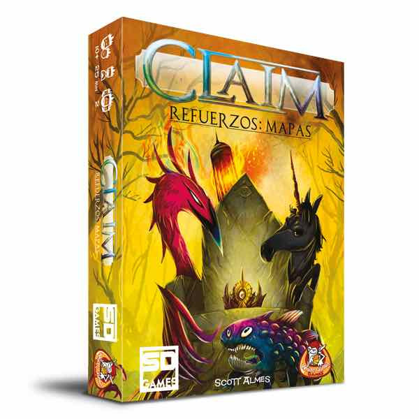 Juego de mesa claim refuerzos: mapas pegi 10 D