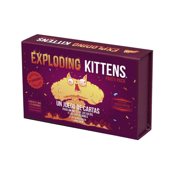 Juego de mesa asmodee exploding kittens party pack pegi 7 D
