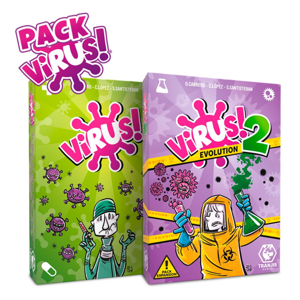 Juego de mesa Pack virus! + virus! 2 pegi 12 D
