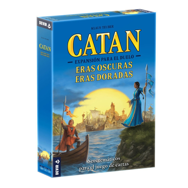 Juego de mesa devir catan el duelo eras oscuras eras doradas D