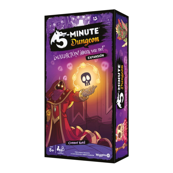 Juego de mesa 5 minute dungeon ¡maldición! ¡otra vez no! edad recomendada 8 años D