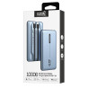 Batería Externa Universal Power Bank 10.000 mAh PD 22.5W (2 cables) Azul 2