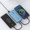 Batería Externa Universal Power Bank 10.000 mAh PD 22.5W (2 cables) Azul 5