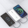 Batería Externa Universal Power Bank 10.000 mAh PD 22.5W (2 cables) Blanco 3