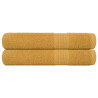 Toalhas 2 pcs 100x200 cm 360 gsm 100% algodão ouro 1