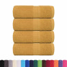 Toalhas de bidé 4 pcs 30x50 cm 360 gsm 100% algodão ouro 2