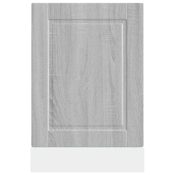 Panel para lavavajillas Porto madera contrachapada gris sonoma M 4