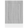 Panel para lavavajillas Porto madera contrachapada gris sonoma 4