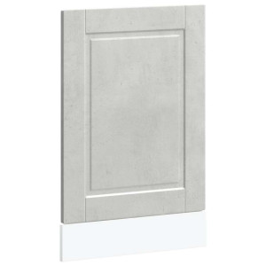 Panel lavavajillas Porto madera contrachapada gris hormigón H