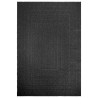 Alfombra ZIZUR apariencia yute interior exterior antracita 3